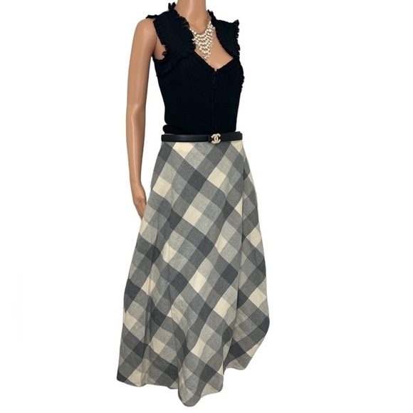 Jones New York Dresses & Skirts - JONES New York Window Pane Maxi Skater Skirt